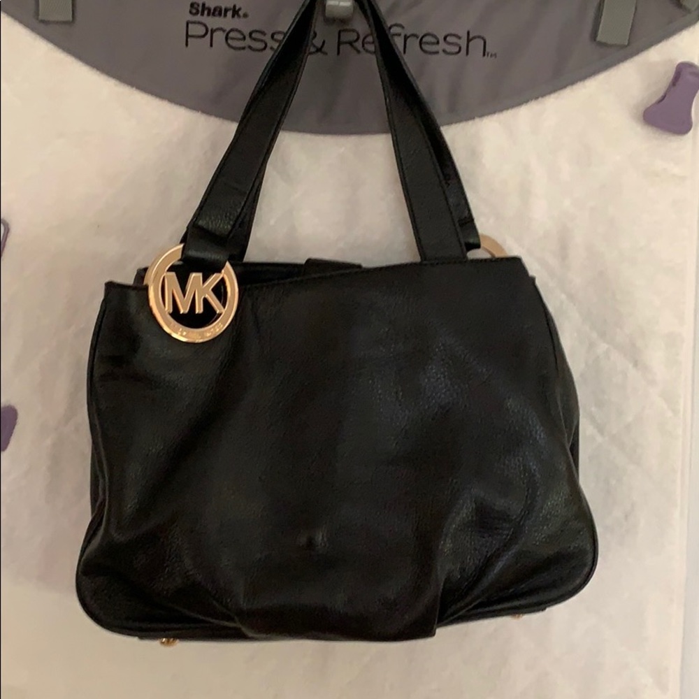 Michael Kors Black Leather Bag